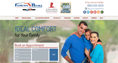 Desktop Screenshot of floridahomeac.com